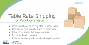 Table Rate Shipping for WooCommerce