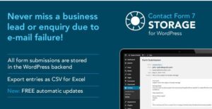 Storage for Contact Form 7