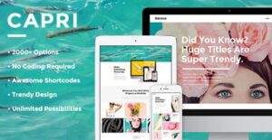 Capri - A Hot Multi-Purpose Theme