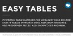 Easy Tables - Table Manager for WPBakery Page Builder