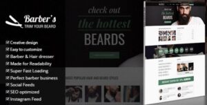 Barber - WordPress Theme for Barbers & Hair Salons