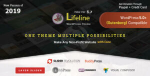 Lifeline - NGO Charity Fund Raising WordPress Theme