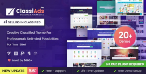 Classiads - Classified Ads WordPress Theme