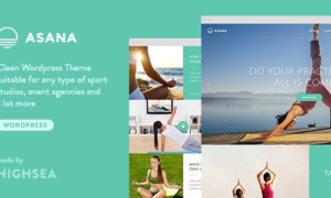 Asana - Sport and Yoga WordPress Theme