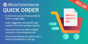 WooCommerce B2B Quick Order