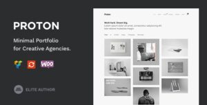 Proton - Minimal Portfolio Theme