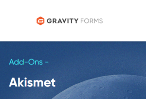 Gravity Forms Akismet Add-On