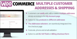 WooCommerce Multiple Customer Addresses & Shipping