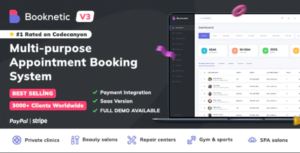Booknetic - WordPress Booking Plugin for Appointment Scheduling [SaaS]