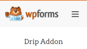 WPForms Drip addon