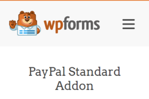 WPForms PayPal addon