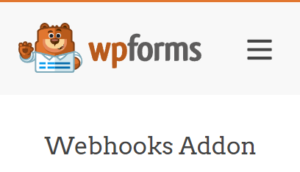 WPForms Webhooks addon