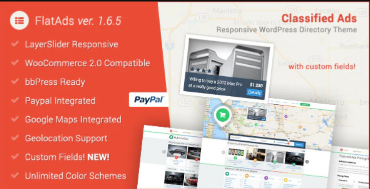 FlatAds - Classified Ads WordPress Theme