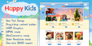 Happy Kids - Children WordPress Theme