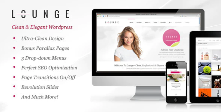 Lounge - Clean Elegant WordPress Theme