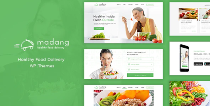 Madang - Healthy Food Delivery Nutrition WordPress Theme