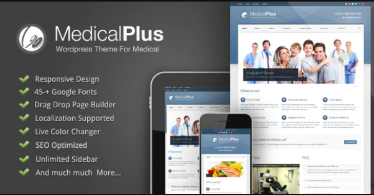 Medical Plus - Doctor / Health WordPress Theme