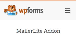 WPForms MailerLite Addon