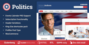 Politics - Election Campaign Political WP Theme