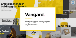 Vangard - A Theme for Freelancers and Agencies