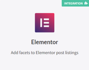 FacetWP Elementor