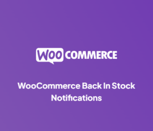 WooCommerce Back In Stock Notifications