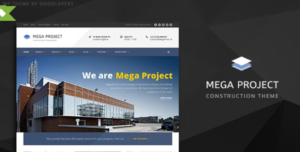 Mega Project Construction WordPress